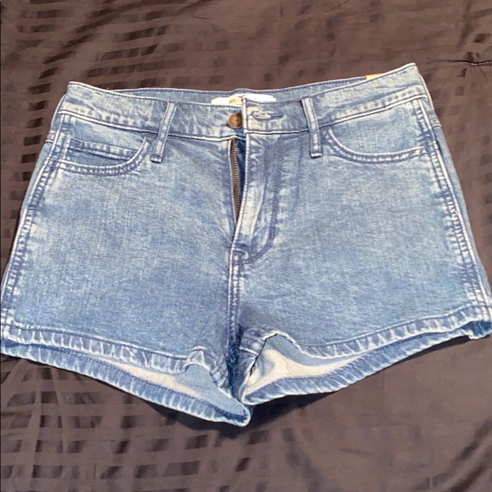 High Waisted Denim Shorts